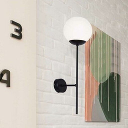 Kaja Nowoczesna lampa ścienna Savoy K-4926 czarna sypialniana