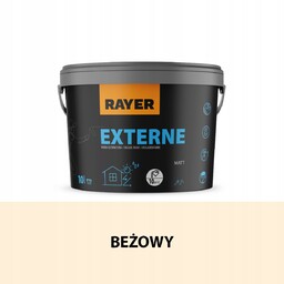 Farba Elewacyjna Fasadowa Rayer 10l beżowy