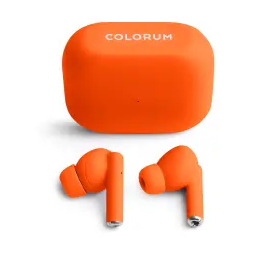 Colorum CTWS-02 Orange Dokanałowe Bluetooth 5.3 Pomarańczowy Słuchawki