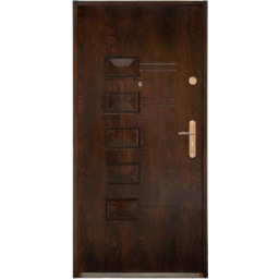 Drzwi zewnętrzne Sergos Orzech 80L