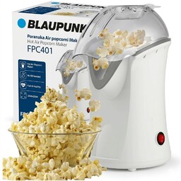Maszynka Blaupunkt do popcornu bez tłuszczu 1200W Przeźroczysta