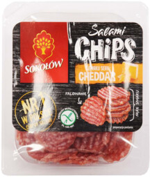 Sokołów - Chipsy salami o smaku sera cheddar