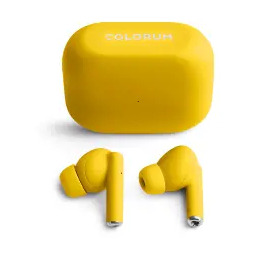Colorum CTWS-02 Yelloa Dokanałowe Bluetooth 5.3 Żółty Słuchawki