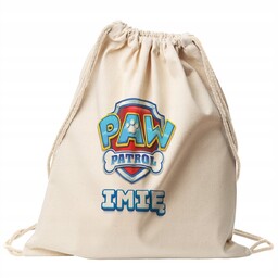 Plecak bawełniany Z Imieniem Psi Patrol Dla Dzieci