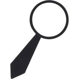 Propaganda Krawat Mr. P Tie czarny