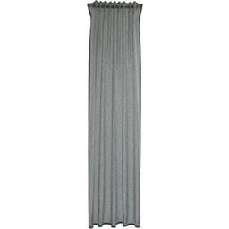 Homing Firanka o wyglądzie lnu jednokolorowa nowoczesna czarna