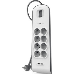 Listwa antyprzepięciowa Belkin BSV804CA2M 8 gniazd 2x Usb-a