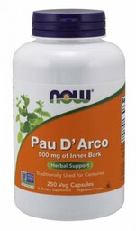 NOW FOODS Pau D''Arco 500 mg (250 kaps.)