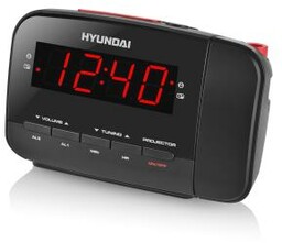 Hyundai RAC 481 PLLBR Czarno-czerwony Radiobudzik