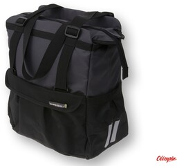 BASIL Sakwa miejska pojedyncza SHOPPER XL 20L, mocowanie