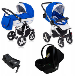 Quero 4W1 Alu Wózek Dziecięcy+baza Isofix Karex