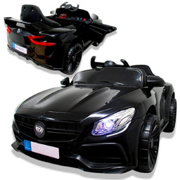 Auto na akumulator czarne Autko elektryczne dla dzieci