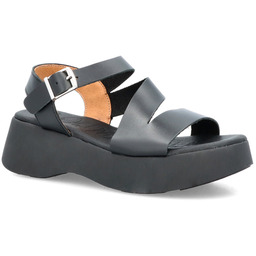 Skórzane sandały na platformie - OH! MY SANDALS