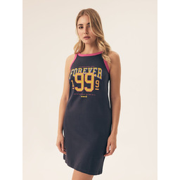 Koszula nocna Forever Bloovii navy L