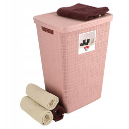 Curver Kosz Pojemnik Na Pranie Bieliznę 58L Różowy