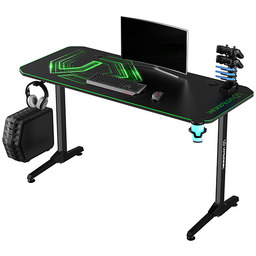 ULTRADESK Biurko dla gracza FRAG - GREEN V3,