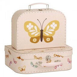 A Little Lovely Company Walizeczki podróżne BUTTERFLIES -