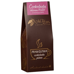 Prawdziwa czekolada pitna M.Pelczar Chocolatier - Różowa -