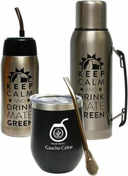 Gaucho Cebar Yerba Mate zestaw do herbaty, kompletny