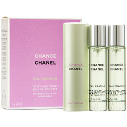 Chanel, Chance Eau Fraiche, woda toaletowa, 3 szt.