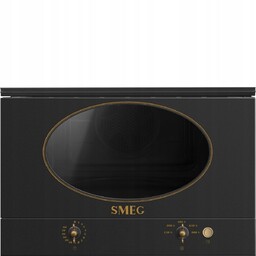 Smeg - Kuchenka mikrofalowa MP822NAO Coloniale Antracytowa