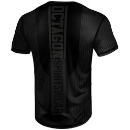 Octagon T-Shirt Koszulka Techniczna Tapes Black