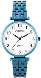 Zegarek Damski Albatross Glamour Abbb97 (Za537D) Blue/White