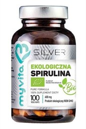 MyVita SILVER Spirulina BIO - 100 kapsułek