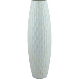Stonebriar SB-5076C Duży, jasny wazon z motywem oceanu