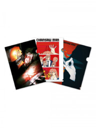 Okładka ochronna na dokumenty - Chainsaw Man (3szt.)
