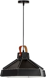 LAMPA SUFITOWA WISZĄCA LOFT CZARNA CONA W1