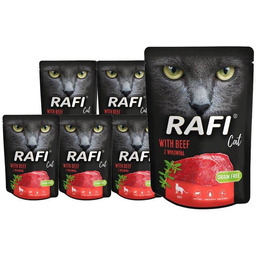 RAFI Cat Adult z wołowiną 10x300g