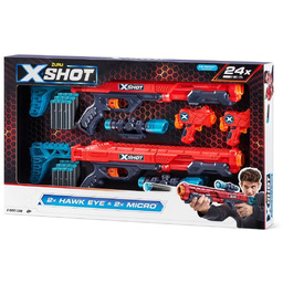 Zuru, X-Shot Zestaw wyrzutni X-Shot Excel Double Hawk