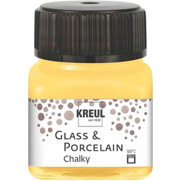 KREUL 16632 - Glass & Porcelain Chalky Yellow