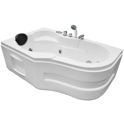 Wanna z hydromasażem asymetryczna 150x92 cm MO-0207