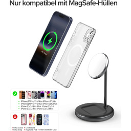 Ładowarka 2 w 1 z MagSafe 15W Zike