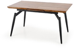 Stół rozkładany cambell naturalny / czarny (140-180x80 cm)