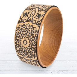 Korkowe koło do jogi myga Mandala