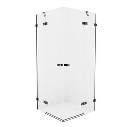Kabina prysznicowa stal szczotkowana 80x120 EXK-3382 Avexa New