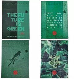 Notatnik A5/100K kratka Flexi Think Green (10szt) -