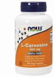 NOW FOODS L-Karnozyna 500 mg - L-Carnosine (100