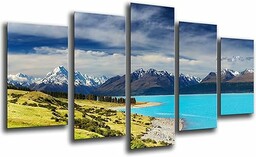 Obraz ścienny - Lake New Zealand krajobraz, 165