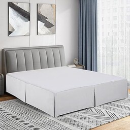 Cathay Home podwójna plisowana narzuta na łóżko ze