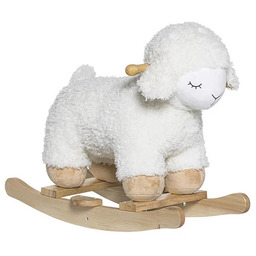 Bloomingville - Laasrith Rocking Toy Sheep White