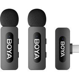 BOYA Mikrofony bezprzewodowe do telefonu USB-C, BY-V20 V2.0,