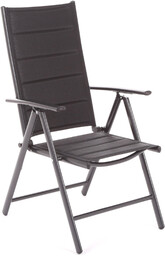 Krzesło ogrodowe aluminiowe Ibiza Black / Black
