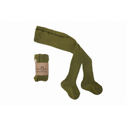 Mama''s Feet Prążkowane Rajstopy Dziecięce Cool Kids Khaki
