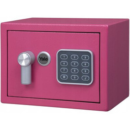 YALE Sejf domowy YSV/170/DB2/P Mini Różowy