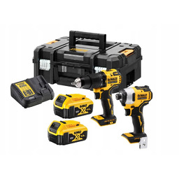 Zestaw combo wkrętarka DCD709 zakrętarka DCF809 2x4Ah DeWalt