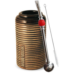 Zestaw: Matero Drive (Samochodowe) 280ml + Bombilla INOX